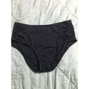 Black High Waisted Bikini Bottom